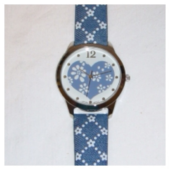 😎Denim Petals Watch